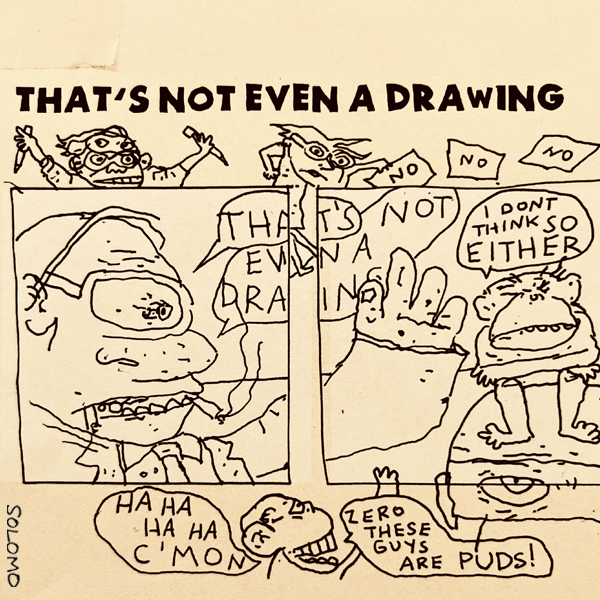 not even drawing