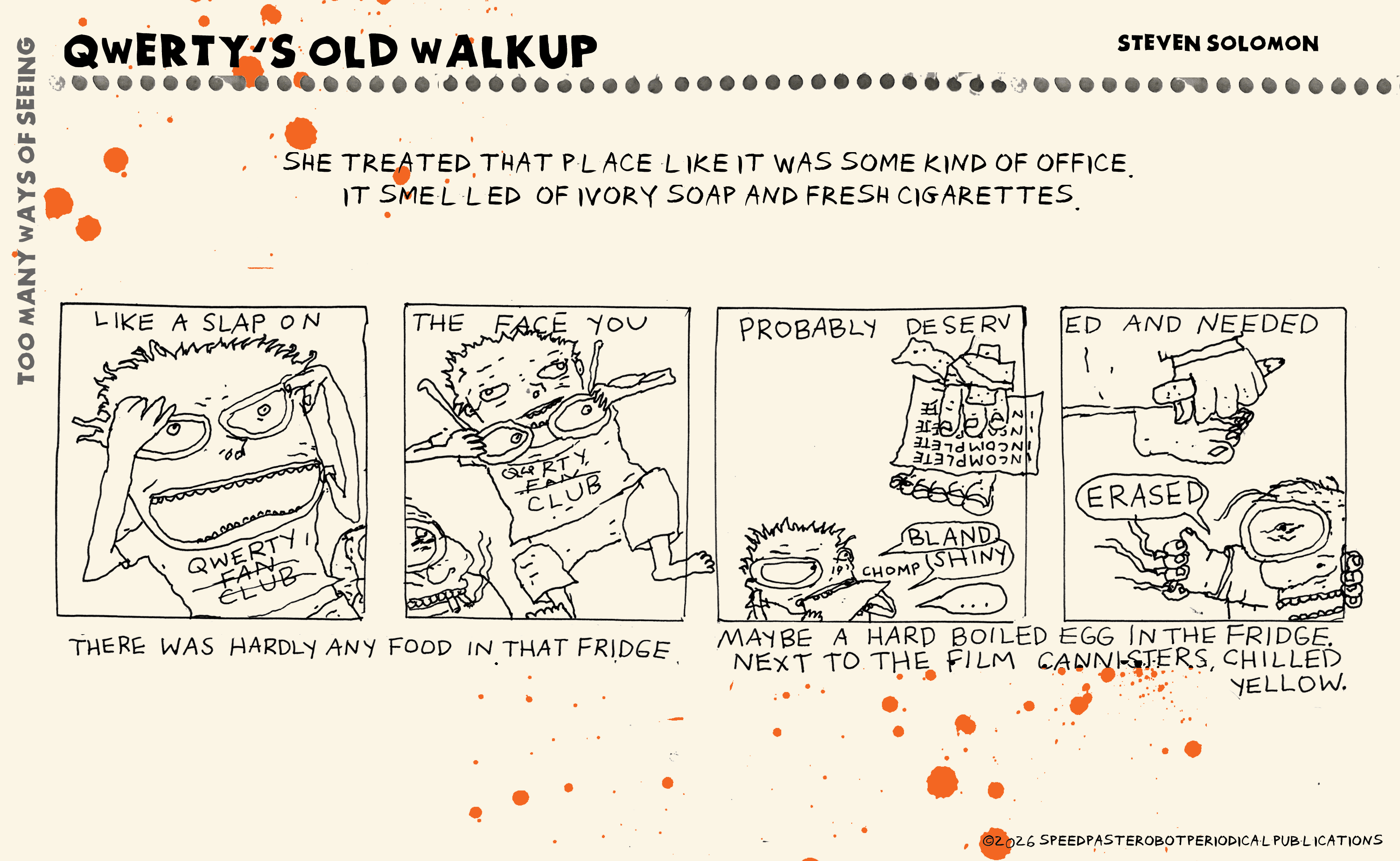 strip 8: qwerty's walk up