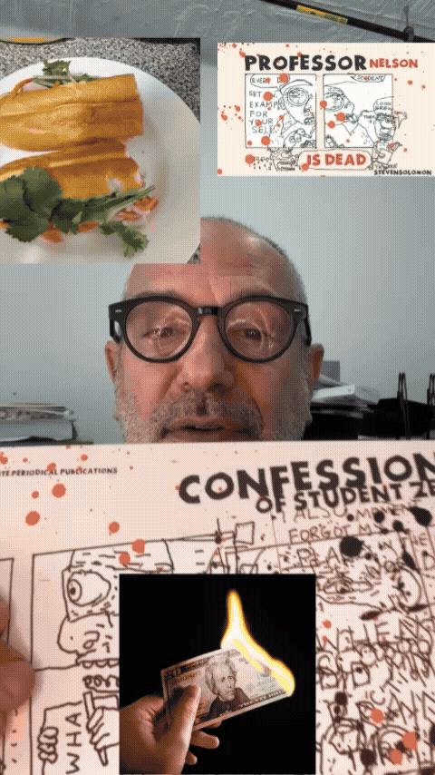 sandwich and a comic book idea