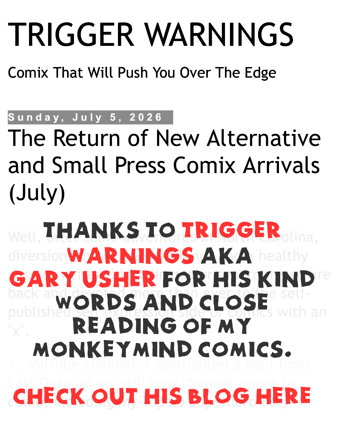 trigger warnings