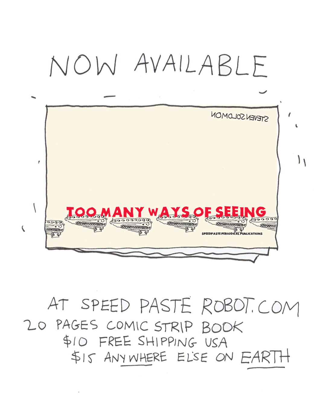 now available comic strip
          book