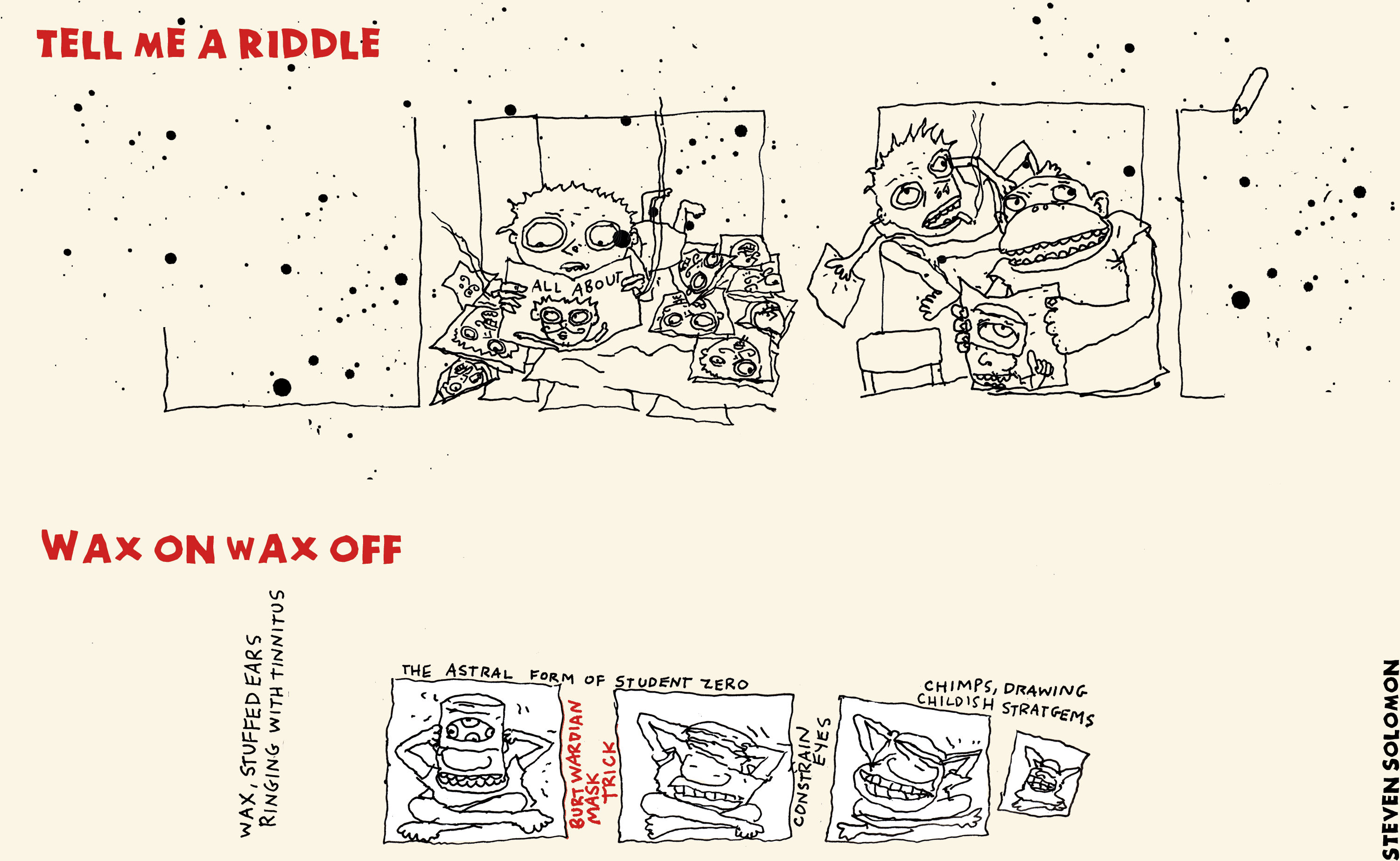 riddle wax
strip